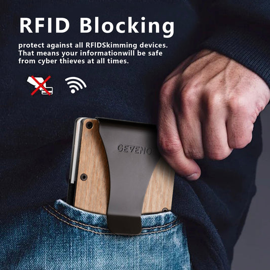 Beech Wood Slim Wallet