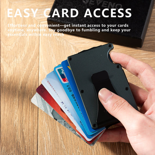 Matte Grey Aluminum Slim Wallet