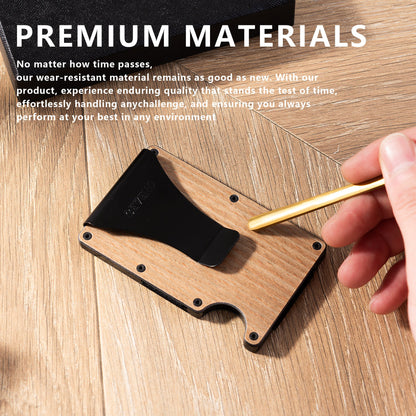 Beech Wood Slim Wallet