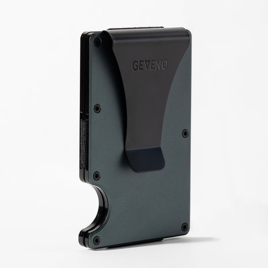 Matte Grey Aluminum Slim Wallet